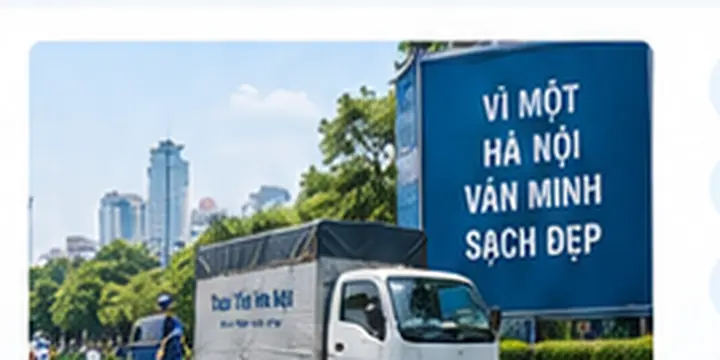 Xe tải vận chuyển hàng hóa tại Hà Nội