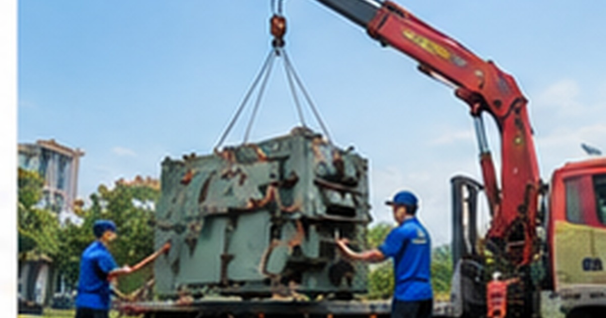 Chuẩn Bị Máy Móc Thiết Bị Trước Khi Đưa Lên Xe Tải